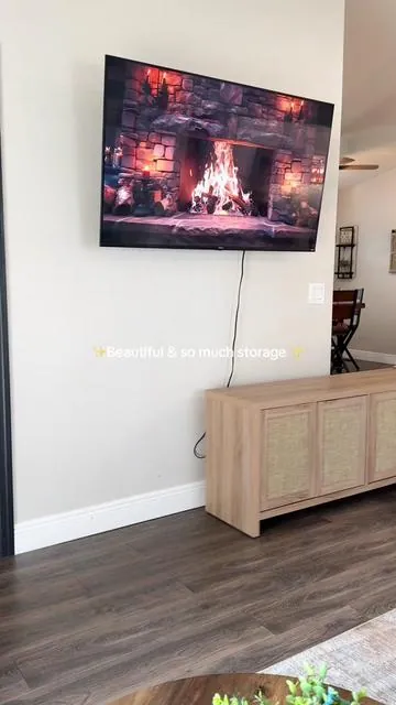 It’s so pretty and the price is so good! ##tvstand##homefurniture##TikTokShopCreatorPicks