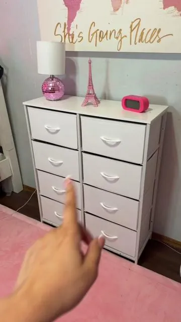 #bedroomdecor #homedecor #tiktokshop #dresser #storage 