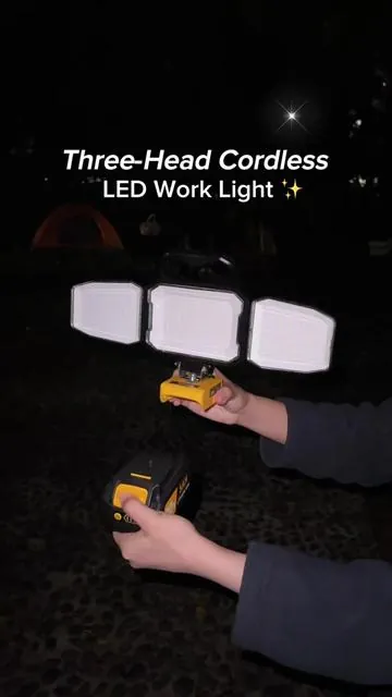 ✨💡 360° Light Coverage! 🔋Cordless Work Light-Compatible with Your Dewalt 20V Batteries. Check the Orange Cart Below.🎁#ecarke #cordless #ledworklight #light #worklight #for #dewalt #battery #portablelight #campinglight #outdoors #jobsite #giftideas #spotlightfinds 
