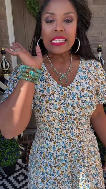 This fabulous spring dress is fun, flirty, and ready for everything. Add it to your collection. 