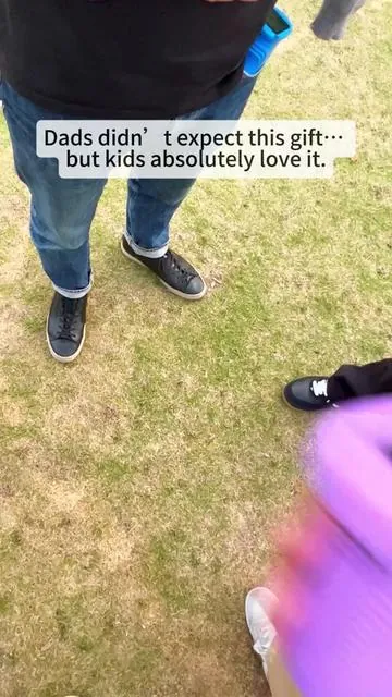 Dad surprising his kid with a gift 🎁 #microscope #dadsoftiktok #giftforkids #stem #coolgadgets 