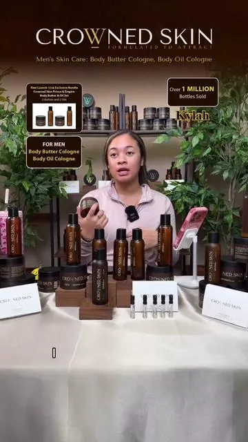 From 10am-12pm today, WE ARE LIVE here on TikTok ‼️ Some scents smell aight… And some scents make people remember you. 👀 That’s the Crowned Effect.  If you caught our last TikTok Live, you already saw the reactions. We’re running it back today. More scents. More reactions. And some serious deals. 🤑 Pull up. Who’s joining the live today? 👀👑 #CrownedSkin  #TikTokLive  #MensGrooming  #FragranceTok