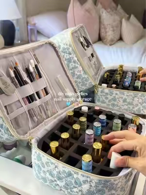 Replying to @Shelby Barnett They did a restock on this nail bag last night, but not many! So if you wanted one and missed it, run! lol #justgirlythings #diynails #nailsathome 