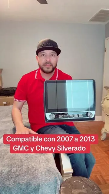 Stereo compatible con GMC y Chevy Silverado del ańo 2007 a 2013 #stereo #carstereo #carradio #carplay #@Litillbuly Online Store 