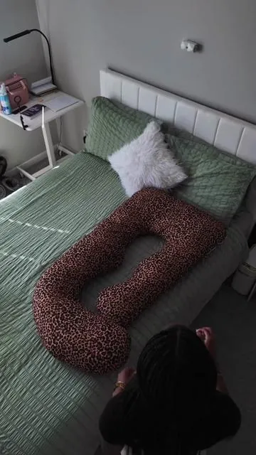 You don’t have to be pregnant to love this pillow. #LifeHack #SleepComfort #SingleGirlLife #CozyFinds #TikTokShopFinds