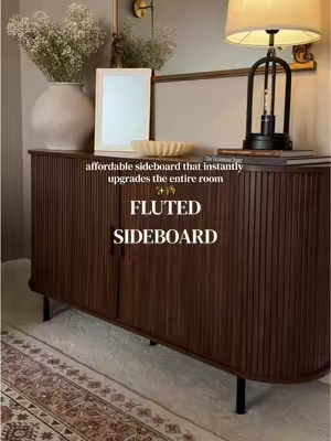 It’s beautiful & the price is a bonus 🤎 #sideboard #affordablesideboard #coffeebar #tiktokshopspringglowup 