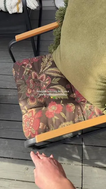 Love this patio set for relaxing on summer evenings or mornings with coffee and extra space when guests are over. #patiofurniture #outdoorfurnitureideas #patioseason #rockingchair #tiktokshopspringglowup @Gizoon Furniture 4 Piece Patio Set