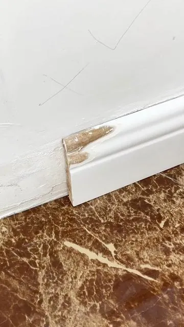 The ultimate wall-saving hack! Cover nail holes, cracks, peeling paint, and stains effortlessly. Clean, white, and mess-free. #WallFix #HomeImprovement #DIYRepair #HouseholdHacks #QuickFix