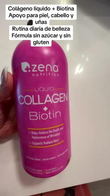 #ColagenoLiquido #Biotina #RutinaDeBelleza #CuidadoPersonal #PielCabelloUnas