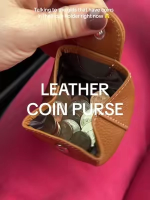 A coin purse that’s as cute as it is practical 👏🏻 we love to see it #coinpurse #trinketbox #leatherpouch #tiktokshopspringglowup #tiktokshopcreatorpicks 