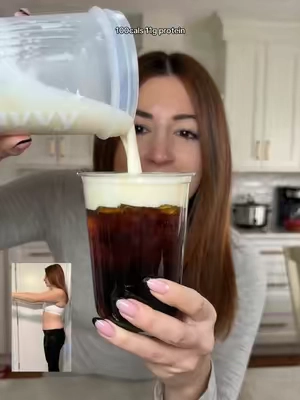 the better salted caramel cream cold brew 🤍 #javvy #javvycoffee #javvyproteincoffee #javvycreamer #enjoyjavvy @Javvy Coffee 