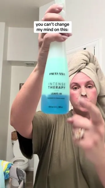 #pravana #leaveinconditioner #healthyhair #longhairgoals #greenish 