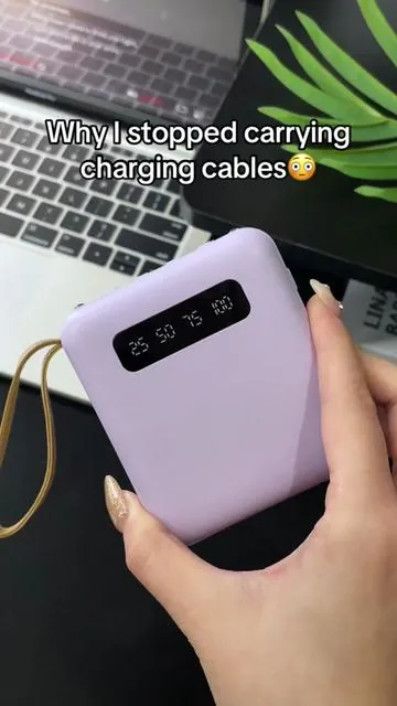 Use this power bank when your phone runs out of battery. #tiktokshopfinds#powerbank#portablecharger#techfinds #travelessentials