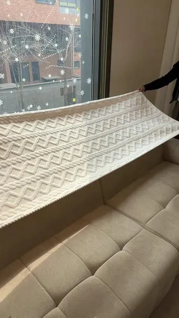 Couch cover that helps me keep Pete hair off of my couch. #CouchCover #SofaCovers #CleanHome #tiktokshop #fyp 