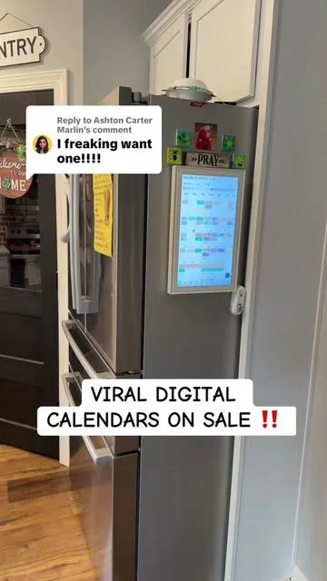 Replying to @Ashton Carter Marlin can’t get enough of this!!! We have never been more organized 🙌 #digitalcalendar #organized #family #giftguides #schedule 