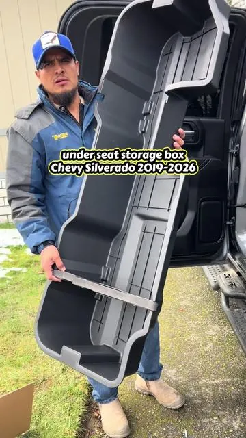 Caja para guardar cosas debajo de tus asientos#chevy#under#seat#storage#box