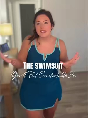The tankini that you’ll actually want to wear! Feel covered but also look cute and put together! @temptmesuit #summerootd #swimsuithaul #momapproved #tankini #momswimsuit 