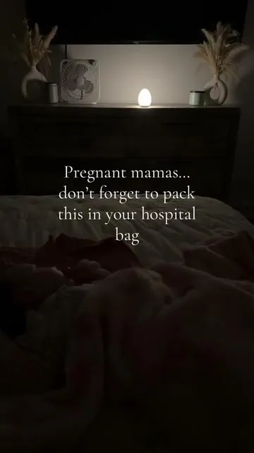 This night light is such a game changer for those late night diaper changes/feedings! #newborn #hospitalbag #postpartumessentials #hospitalbagessentails #newbornessentials 