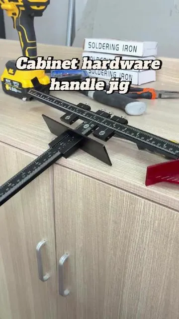 🔥 Install Cabinet Handles Like a PRO in Minutes! No Measuring, No Guessing – This Cabinet Hardware Handle Jig Makes Perfect Holes Every Time! 🛠️✨ Save Time, Save Frustration, and Upgrade Your Kitchen or Cabinets Today. Tap “Add to Cart” and Get Perfect Alignment on Every Door & Drawer! 🚪🔧 #tiktokshop #tiktokmademebuyit #cabinetmakeover #diyhomeprojects #woodworkingtools       