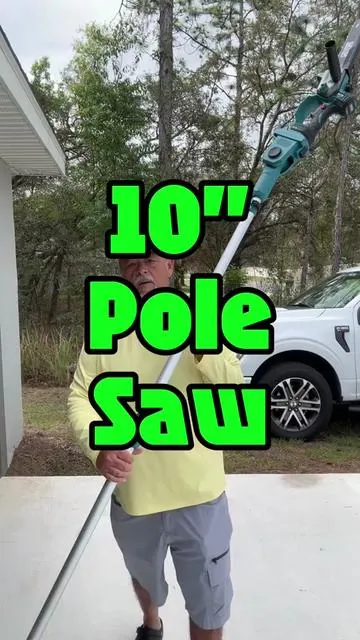 Mac daddy pole saw! #springcleaning #propertycleanup #polesaw #tiktokshopstockup #tiktokshopcreatorpicks @Charles_Collab 