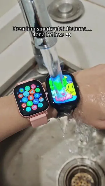 Premium smartwatch features… for a lot less 👀
 #SmartWatch
 #TechGadgets
 #WearableTech
 #MustHaveTech
 #TikTokMadeMeBuyIt