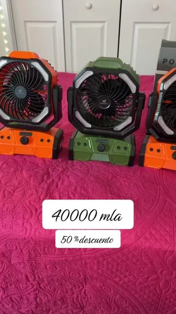 Ventilador recargable de 40000 mla #ventiladorrecargableparacuba #tiktokshopSpringGlowUp #tikttokshopcreatorpicks 