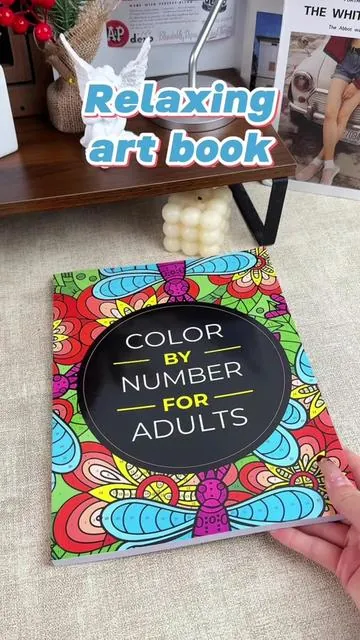 I started coloring this and forgot about my stress 🎨✨ #colorbynumber #adultcoloringbook #TikTokShopSpringGlowUp #TikTokMadeMeBuyit #TikTokShopHolidayHaul 