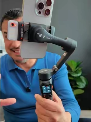Gimbal hohem iSteady V3 Ultra con estabilización de 3 ejes, AI tracking, control remoto desmontable y fill light para crear contenido más limpio y profesional con iPhone o Android.#TikTokShopSpringGlowUp #GimbalForPhone #ContentCreatorTools #TikTokShopFinds #PhoneFilmmaking