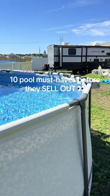 If you’re getting your pool ready, these 10 must-have accessories will completely upgrade your setup before the season even starts. From fun extras like cup holders, swim-up bars, and storage baskets that make pool days more relaxing, to essentials like skimmer socks, chlorine tablets, and floaters that keep your water clean and clear — it’s all about being prepared early. Buying now means better selection and no last-minute scrambling when everyone else is trying to grab the same things. Trust me, your future summer setup will thank you. #PoolMustHaves #PoolAccessories #BackyardPoolSetup #SummerPrep #PoolLife pool must have accessories above ground pool accessories pool setup ideas pool maintenance essentials pool cleaning tools backyard pool upgrades pool organization ideas swim up bar pool pool cup holders pool season prep 🏊‍♂️✨