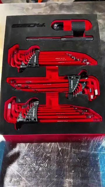Reach deep bolts easy with this long-arm hex & Torx set 🔥 #sedy #ToolTok #MechanicLife #TikTokShopSpringGlowUp #tiktokshopcreatorpicks @Horusdy  