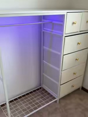 #tiktokshopspringpicks #sweetcrispyfurniture #walkincloset #affordablefurniture #smallspaces 