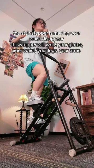 This stair stepper is the best purchase I’ve made for my fitness 🔥💪🏼#stairstepper #homeworkout #stairstepperathome #tiktokshopspringglowup #greenish 