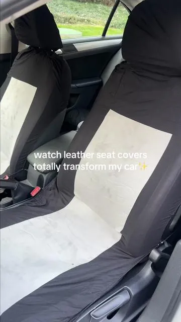 ONLY 36 HOURS LEFT - 50% OFF! You don't need a new car - just these waterproof leather seat covers. Instantly upgrade your interior, protect your seats from spills, stains, scratches, dirt, and wear, and enjoy a premium driving experience every day. Durable, breathable, easy to clean, and available in multiple stylish colors to match your car. Selling out fast - almost gone!#car #caraccessories #carseatcover #carinterior #seatcovers 