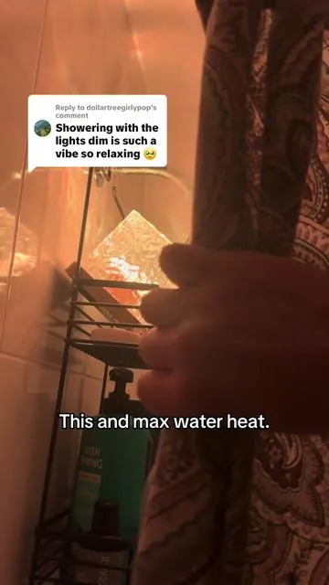 Replying to @dollartreegirlypop I never wanna get out of the shower now #showerlight #lighting #relaxing 