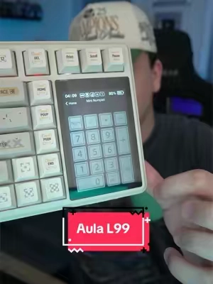 Gamers will buy ANYTHING with RGB and a screen 😭 #aulal99 #keyboard #tiktokshopcreatorpicks #tiktokshopspringglowup #greenish 