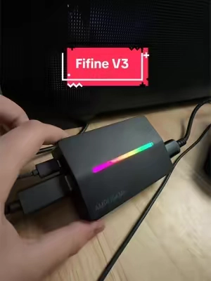I wish I had a budget capture card like this when I started creating content #fifinev3 #capturecard #tiktokshopcreatorpicks #tiktokshopspringglowup #greenish 