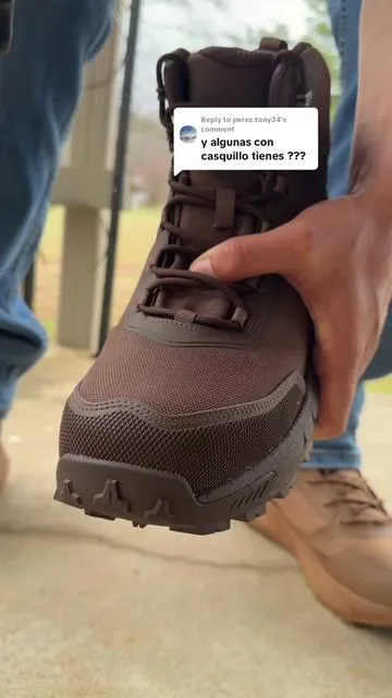 Replying to @perez.tony34 Botas tácticas para Trabajo pesado, punta resistente a impactos,  suela antideslizante, ultraligeras y sumamente cómodas @NORTIV 8 #workboots #botasdetrabajo #workshoes #TikTokShopCreatorPicks #tacticalboots 