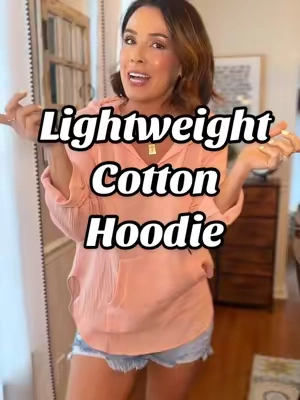 100% cotton! Perfect hoodie for the beach or use as a cover up! #beachoutfit #summeroutfit #cottonshirt #beachcoverup 