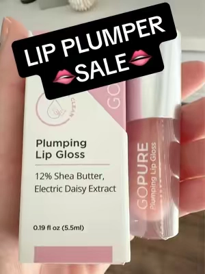 @Gopure Lip Plumper SALE just started! #tiktokshopcreatorpicks #lipplumper #tiktokshopspringglowup 
