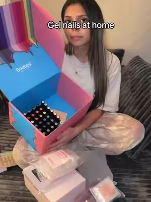 My daughter is so excited for this kit! #gelx #hemafree #gelnails #nailsathome #creatorsearchinsights 