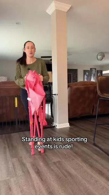 #rockingchair #travelchair #mothersday #pinkchair #sportsmom 