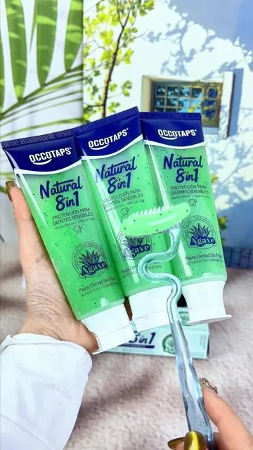Pasta dental de Agave.#occotaps #dientes #tiktokshop #agave#sensitive #fyppppppppppppppppppppppp #Saluddental #gingivities #Cena #dientes #Cariesdental #cálculodental #Dientesamarillos #cofepris #pastadental #toothpaste #spotlightfinds #usa_tiktok