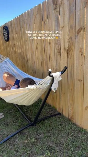 So nice & such a good deal 🤎 #Hammock #Outdoors #HomeDecor #Outside #Relax 