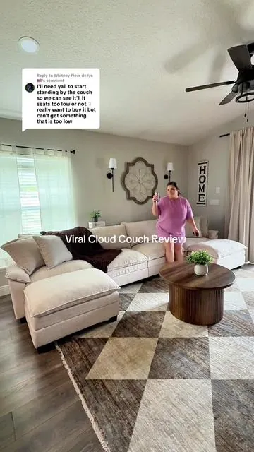 Replying to @Whitney Fleur de lys  🇺🇸 absolutely no regrets getting this couch! #cloudcouch #couch #TikTokShopCreatorPicks #homedecor 