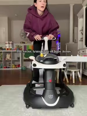 Having one baby item that does a ton of different things is absolutely genius #babymusthaves #babyregistry #babywalker #tiktokshopspringglowup #tiktokshopcreatorpicks 
