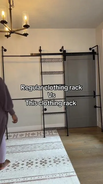 And it holds up to 900lbs! 😳 #clothingrack #clothesrack #smallspacesolutions #tiktokshopcreatorpicks #organizer 