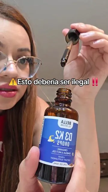 d3k2 drops para dormir y para acompañar tu rutina diaria con bella all natural #Greenish  #TikTokShopCreatorPicks  #bellaallnatural  #TikTokShopSpringGlowUp #d3k2  Este contenido es únicamente informativo y no sustituye el consejo médico profesional. Los resultados pueden variar según cada persona. no se hacen afirmaciones sobre beneficios garantizados. consultas siempre con un profesional de la salud antes de usar cualquier producto.