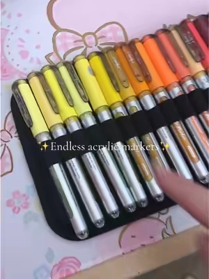 And they’re JUICY too! This is your sign to get some ✨ #acrylicmarkers 