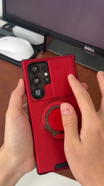 Shockproof Magnetic Case with Slide Camera Lens Protector For Samsung Galaxy S25/S24/S23/S22/ S21 Ultra Plus Rotating Ring Holder.#samsunggalaxyphonecase #CaseMagneticoGalaxyProteccionCompleta #AccesoriosGalaxyS25aS21ConEnvioGratis #ProtectorDeCamaraGalaxyAltaCalidad #OfertasDeCasesParaCelularesEnTikTokShop      