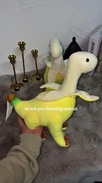 Cute Banana saurus 🍌  #plush #tiktokshop #plushies #fluffy #spotlightfinds 